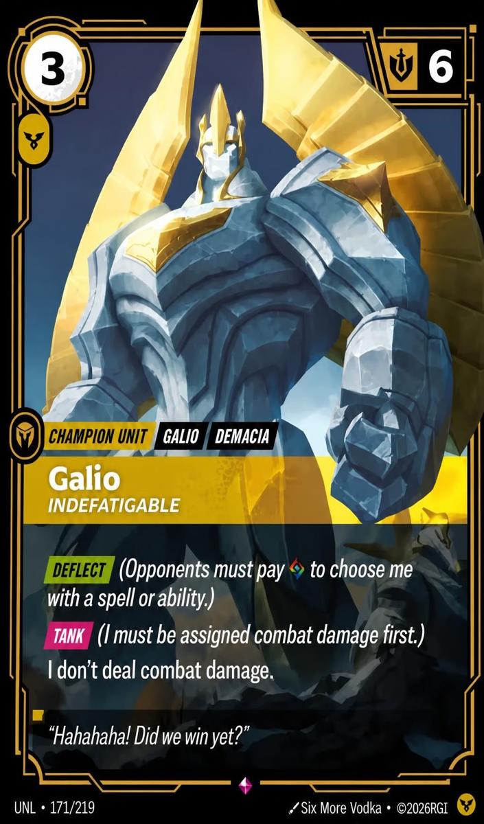 2026 Galio - Indefatigable #171