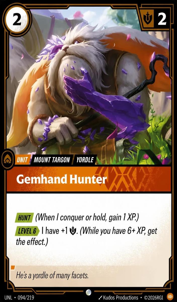 2026 Gemhand Hunter #94