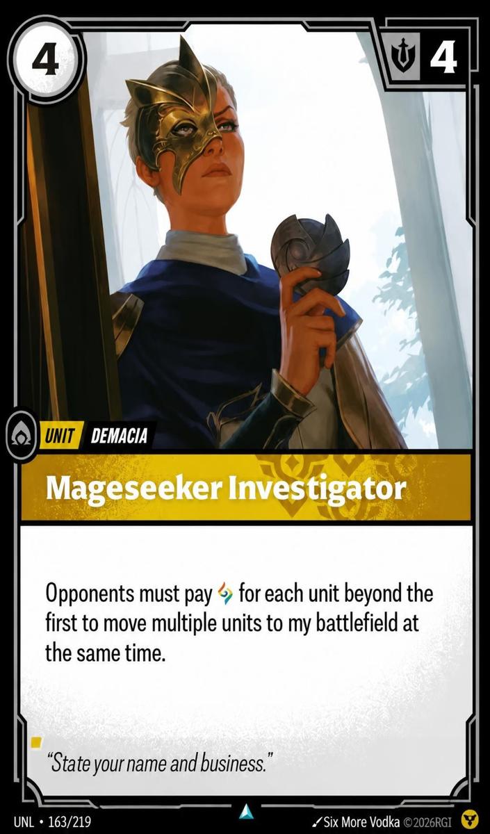 2026 Mageseeker Investigator #163