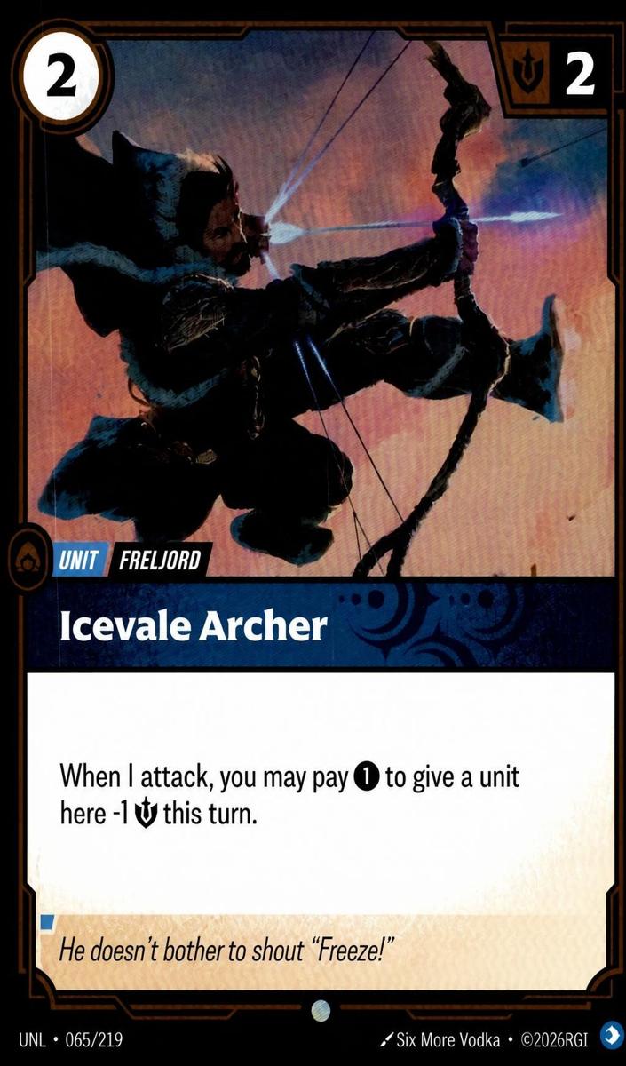2026 Icevale Archer #65