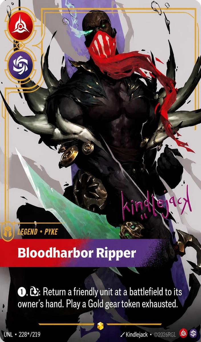 2026 Pyke - Bloodharbor Ripper [Signature] #228
