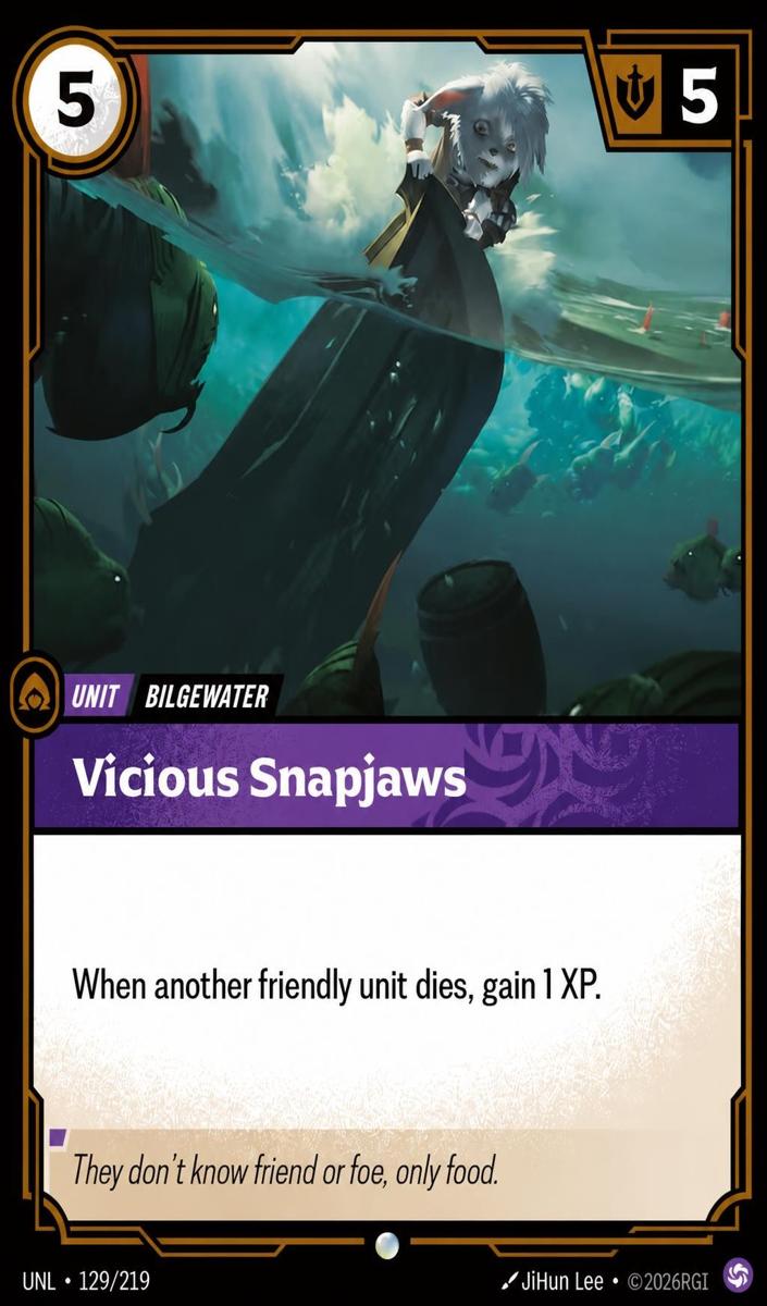 2026 Vicious Snapjaws #129
