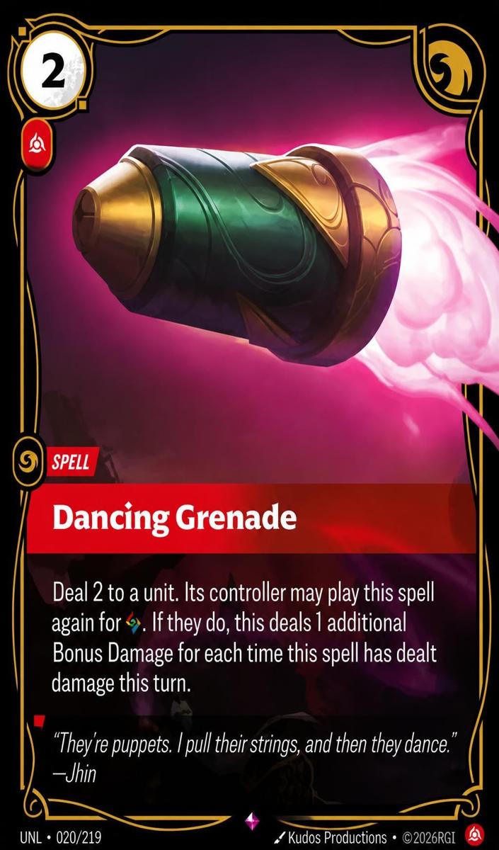 2026 Dancing Grenade #20