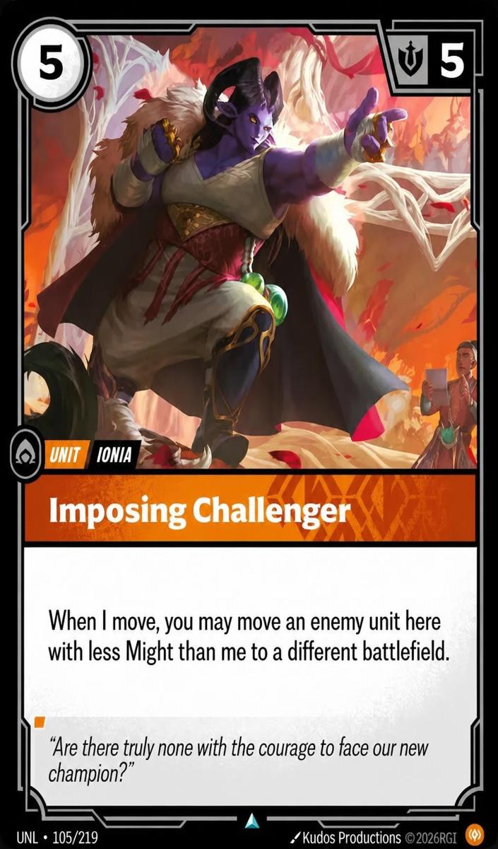 2026 Imposing Challenger #105