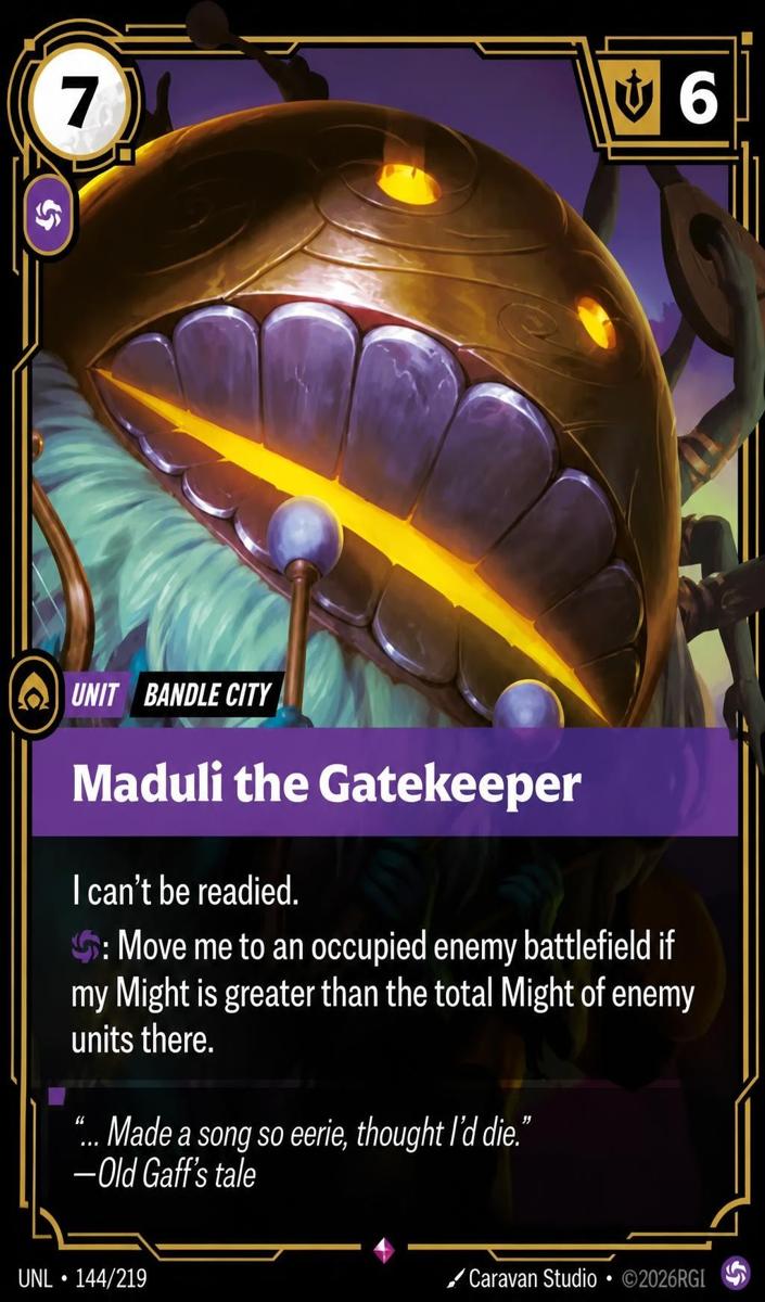 2026 Maduli the Gatekeeper #144