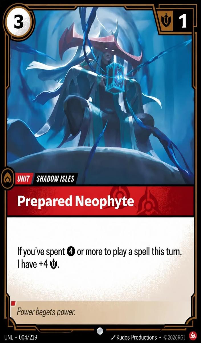 2026 Prepared Neophyte #4