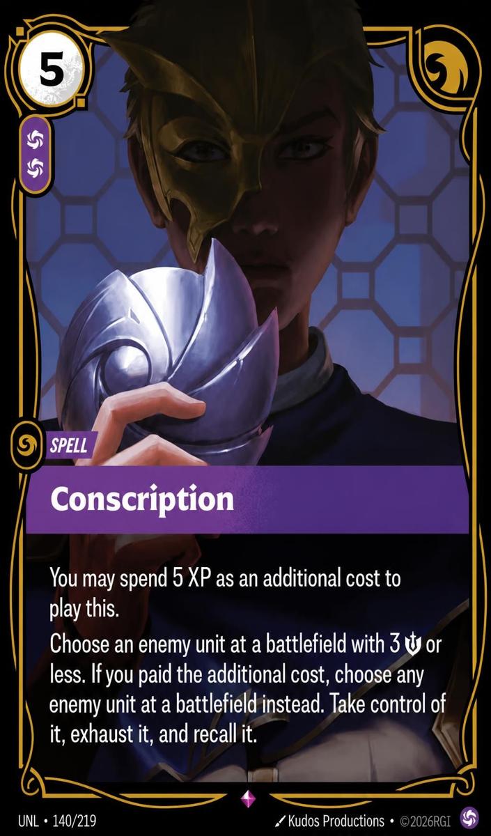 2026 Conscription #140