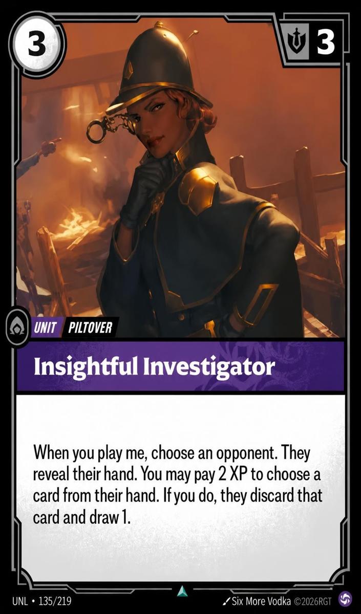 2026 Insightful Investigator #135
