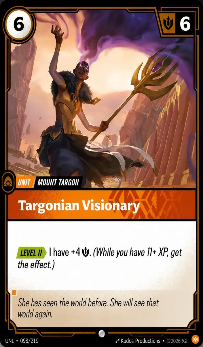 2026 Targonian Visionary #98