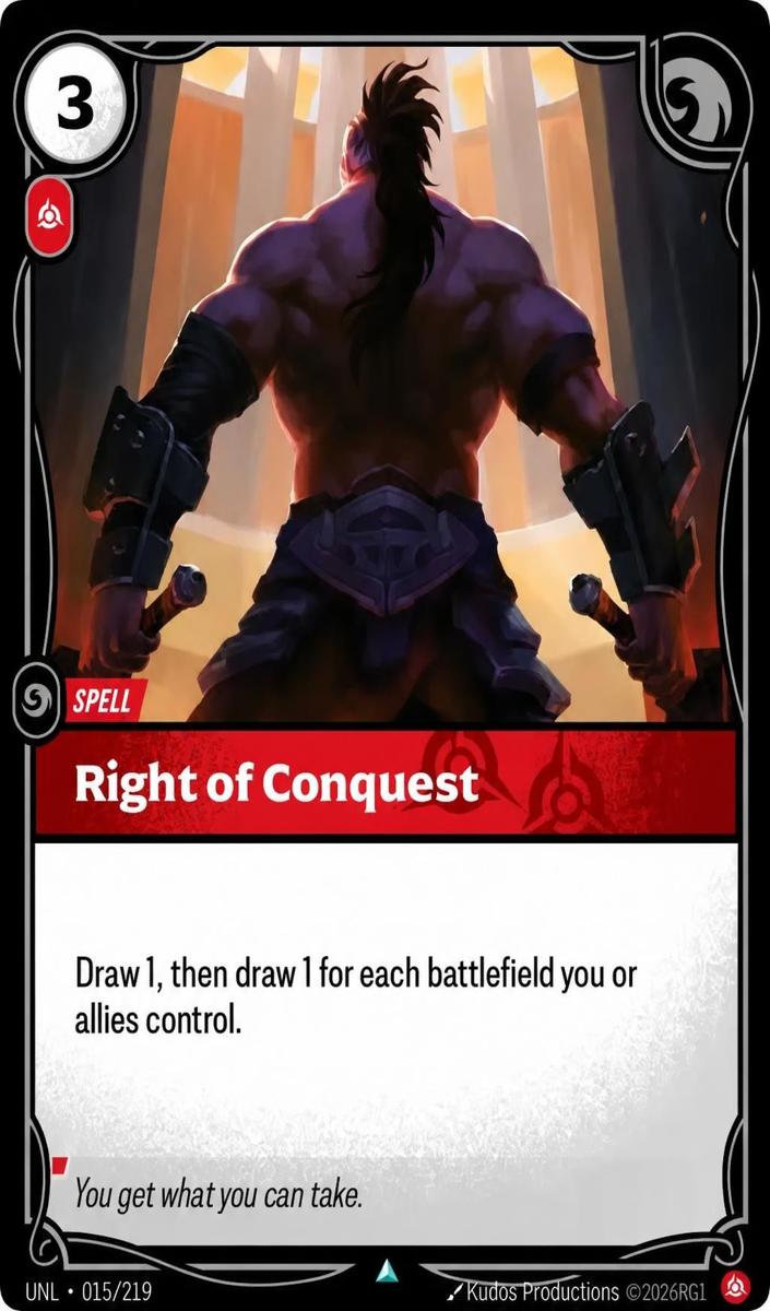 2026 Right of Conquest #15