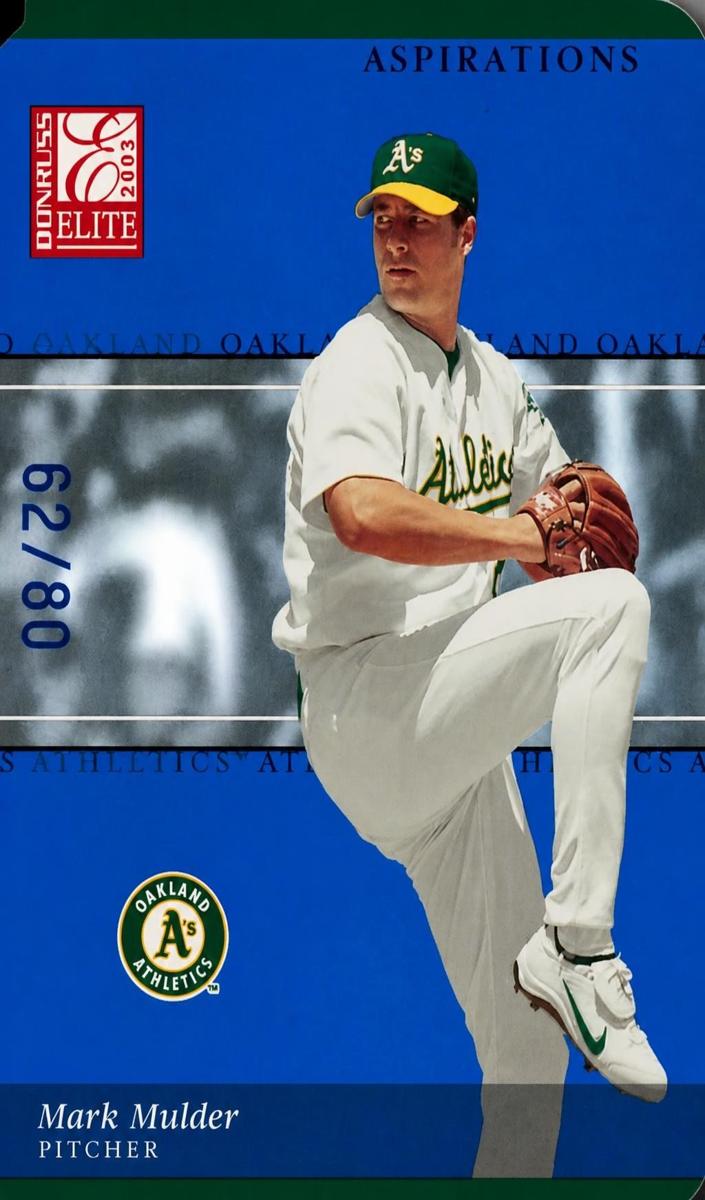 2003 Donruss Elite Mark Mulder #56 card