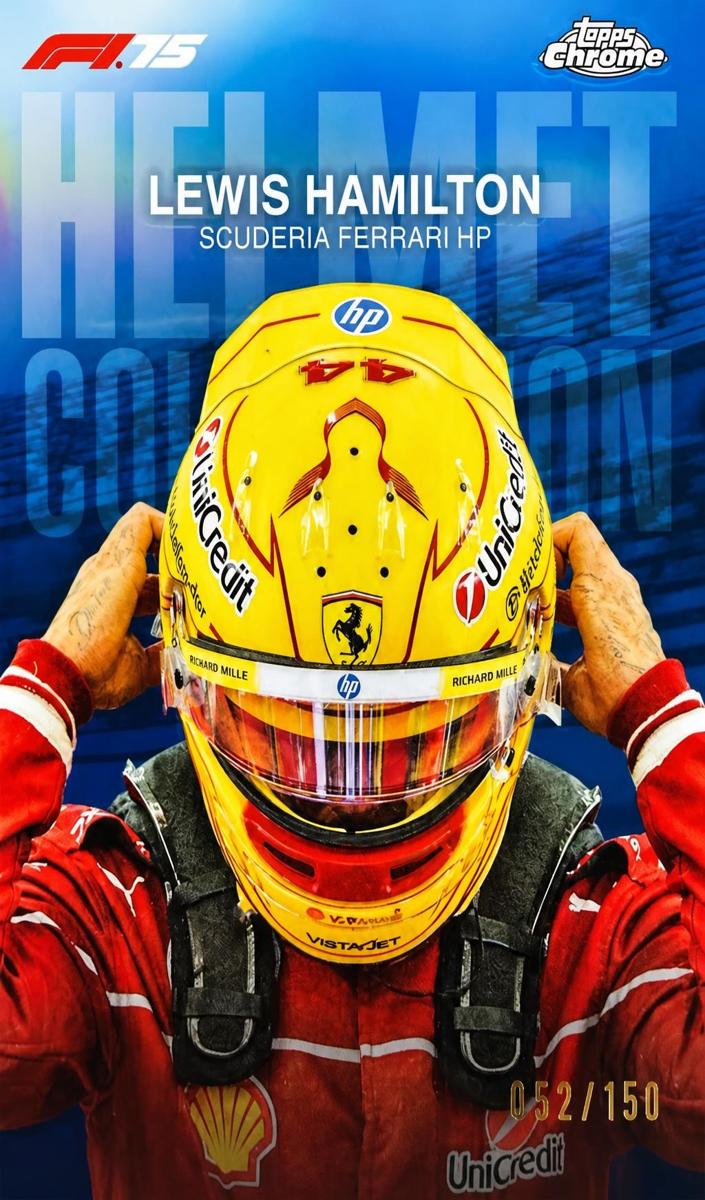 2025 Lewis Hamilton [Blue Refractor] #HC-2