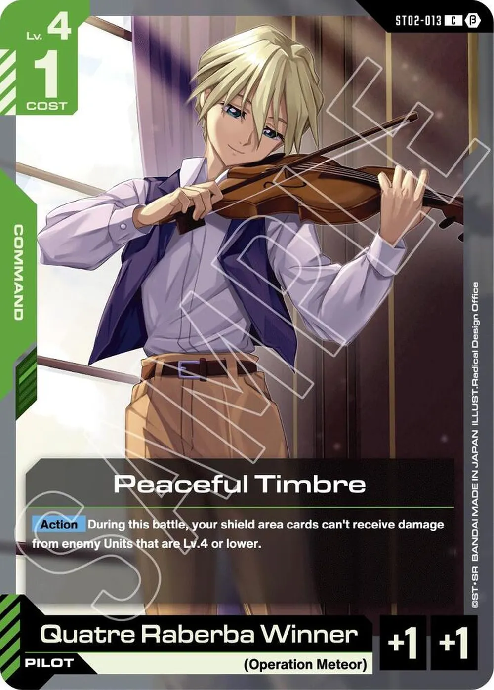 2024 Peaceful Timbre #ST02-013
