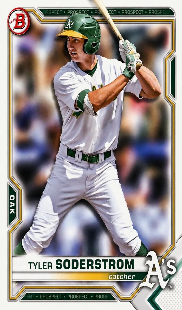 2021 Bowman Draft Tyler Soderstrom #BD-15 card
