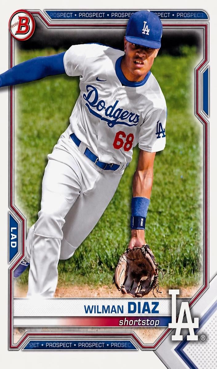 2021 Bowman Draft Wilman Diaz #BD-184 card