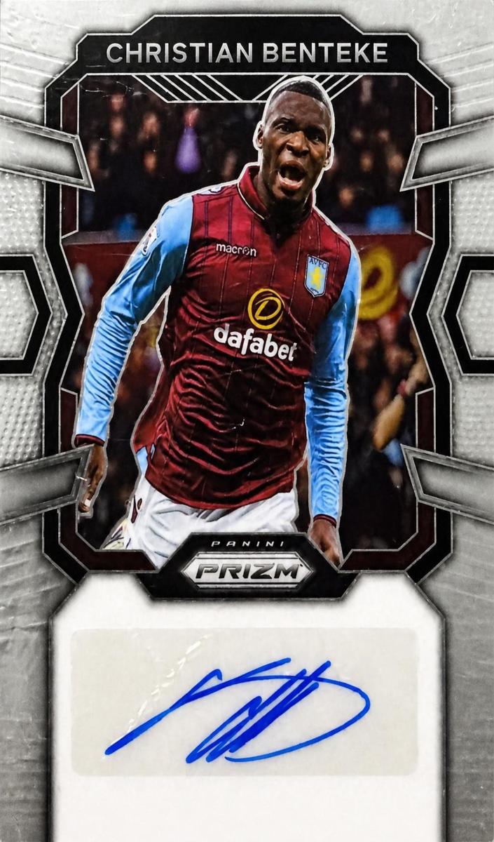 2023 Panini Prizm Premier League Christian Benteke #S-CB card