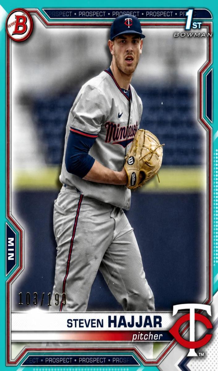 2021 Steven Hajjar [Aqua] #BD-161
