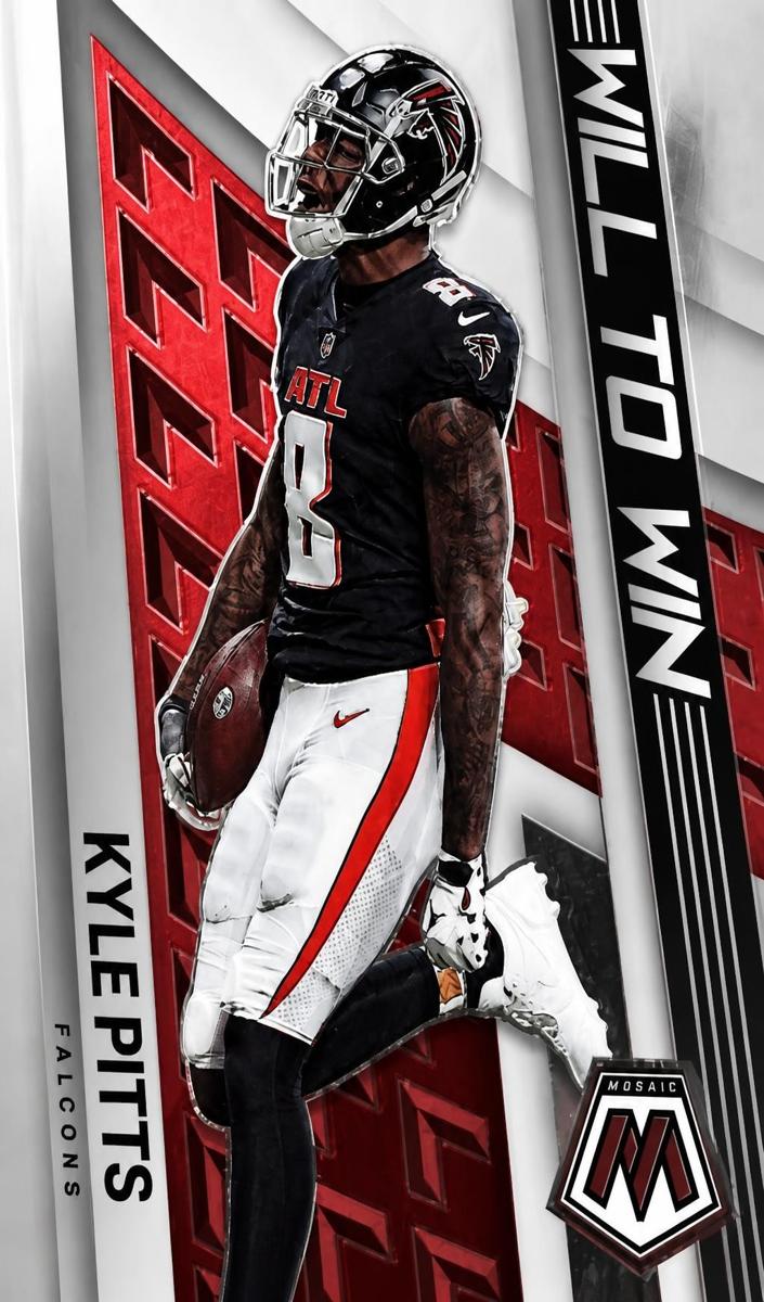 2022 Panini Mosaic Kyle Pitts #WW-17 card