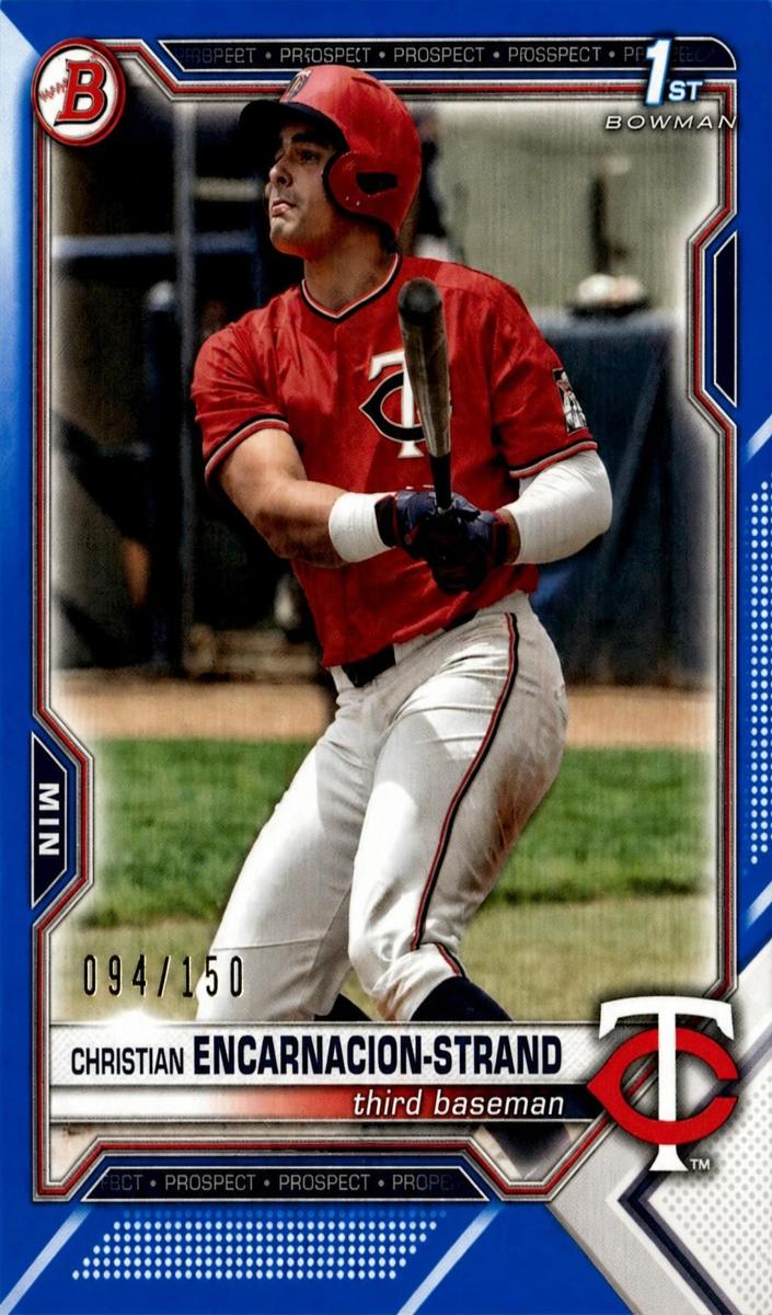2021 Christian Encarnacion-Strand [Blue] #BD-9