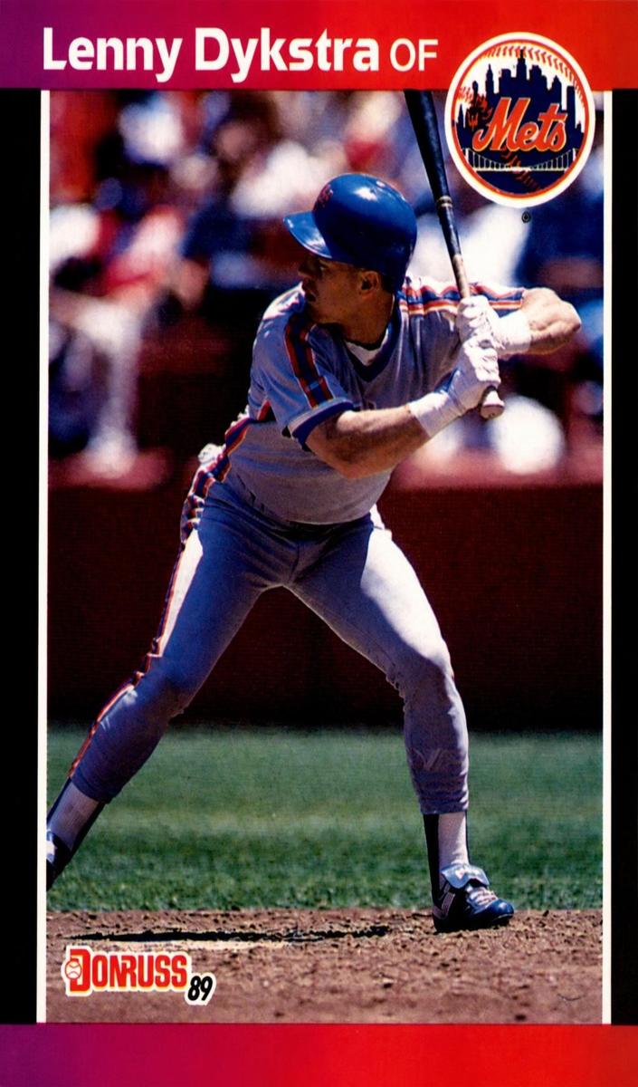 1989 Donruss Lenny Dykstra #353 card