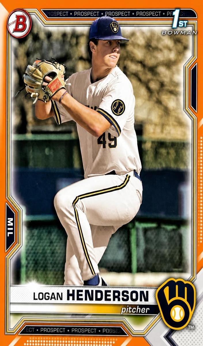 2021 Logan Henderson [Orange] #BD-114