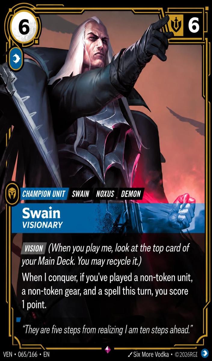 2026 Swain, Visionary #65