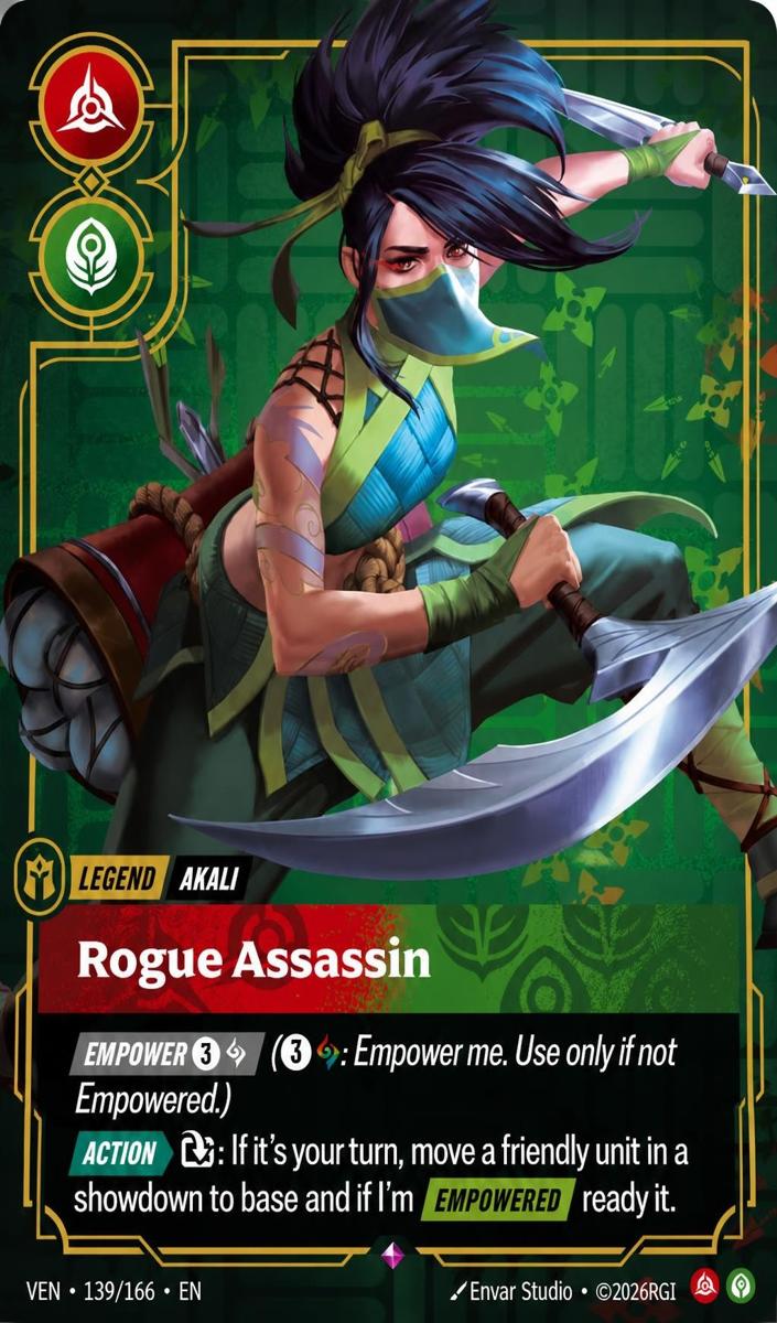 2026 Akali - Rogue Assassin #139