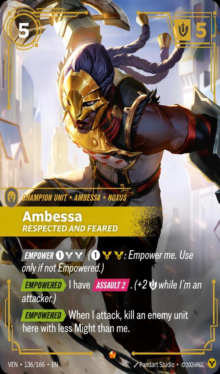 2026 Ambessa, Respected and Feared #136
