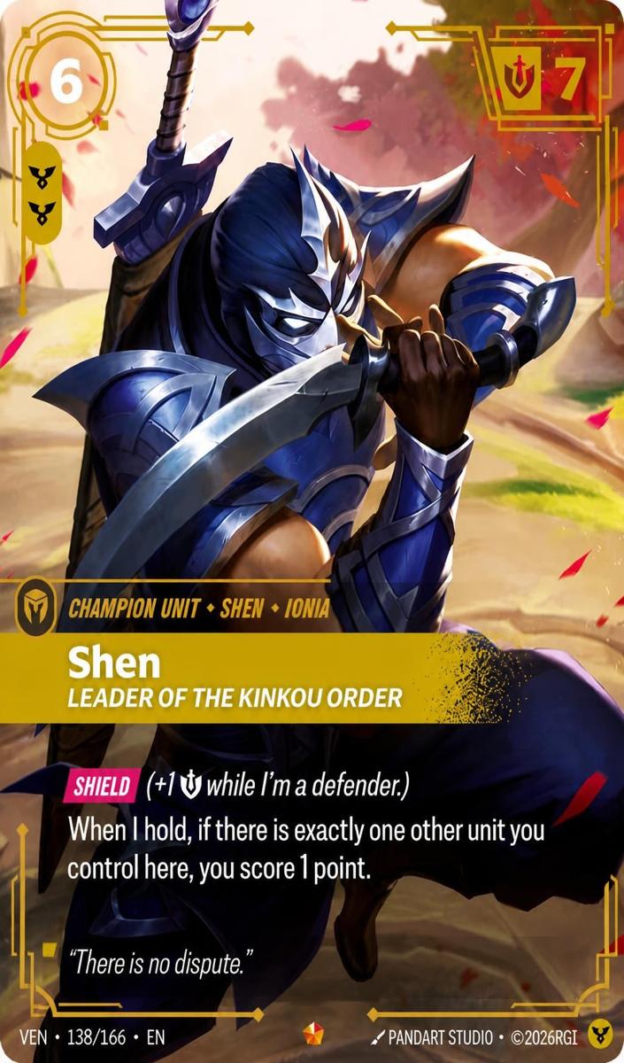 2026 Shen, Leader of the Kinkou Order #138