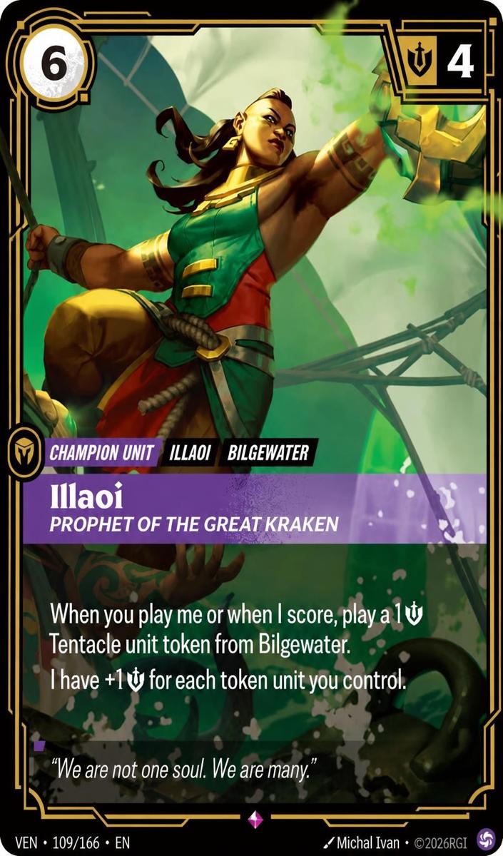 2026 Illaoi, Prophet of the Great Kraken #109