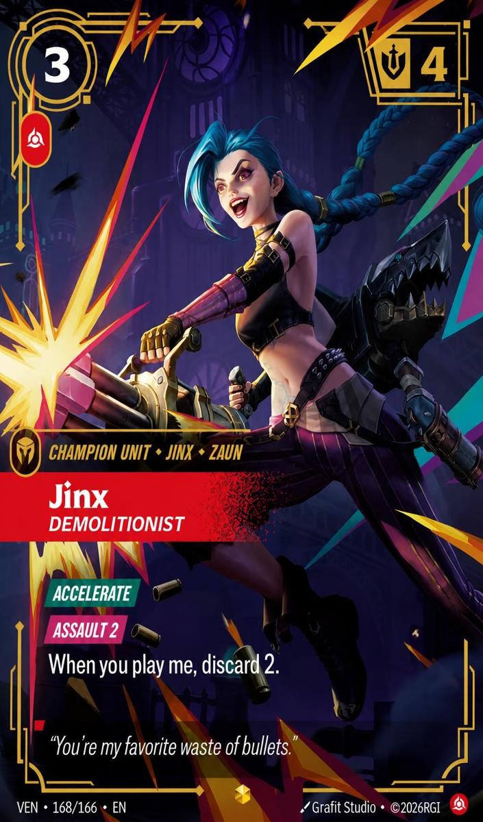 2026 Jinx, Demolitionist #168