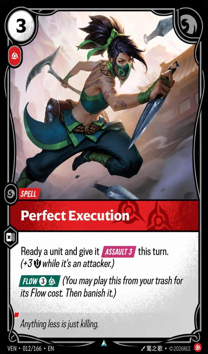 2026 Perfect Execution #12