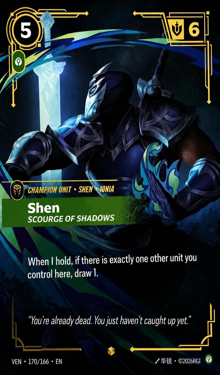 2026 Shen, Scourge of Shadows #170