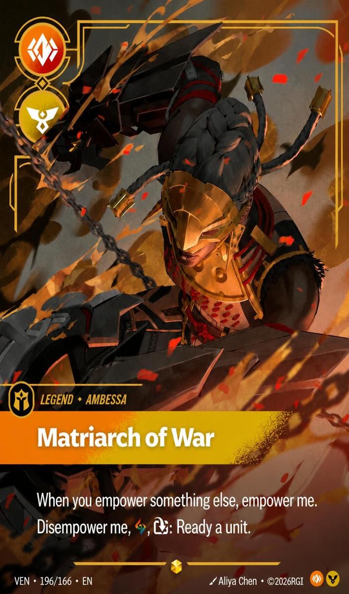 2026 Ambessa - Matriarch of War #196