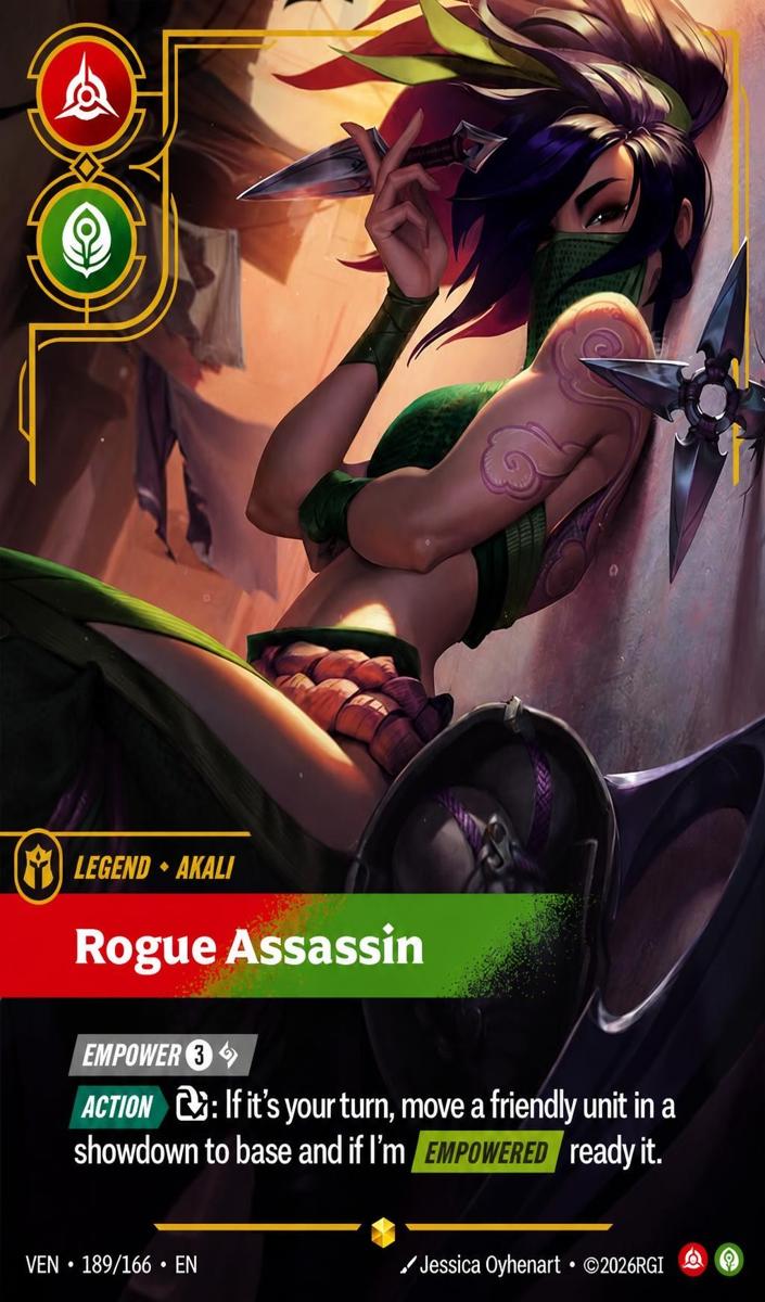 2026 Akali - Rogue Assassin #189