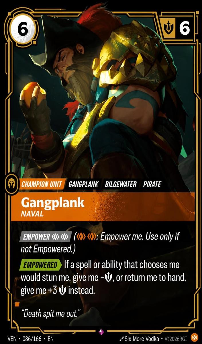 2026 Gangplank, Naval #86