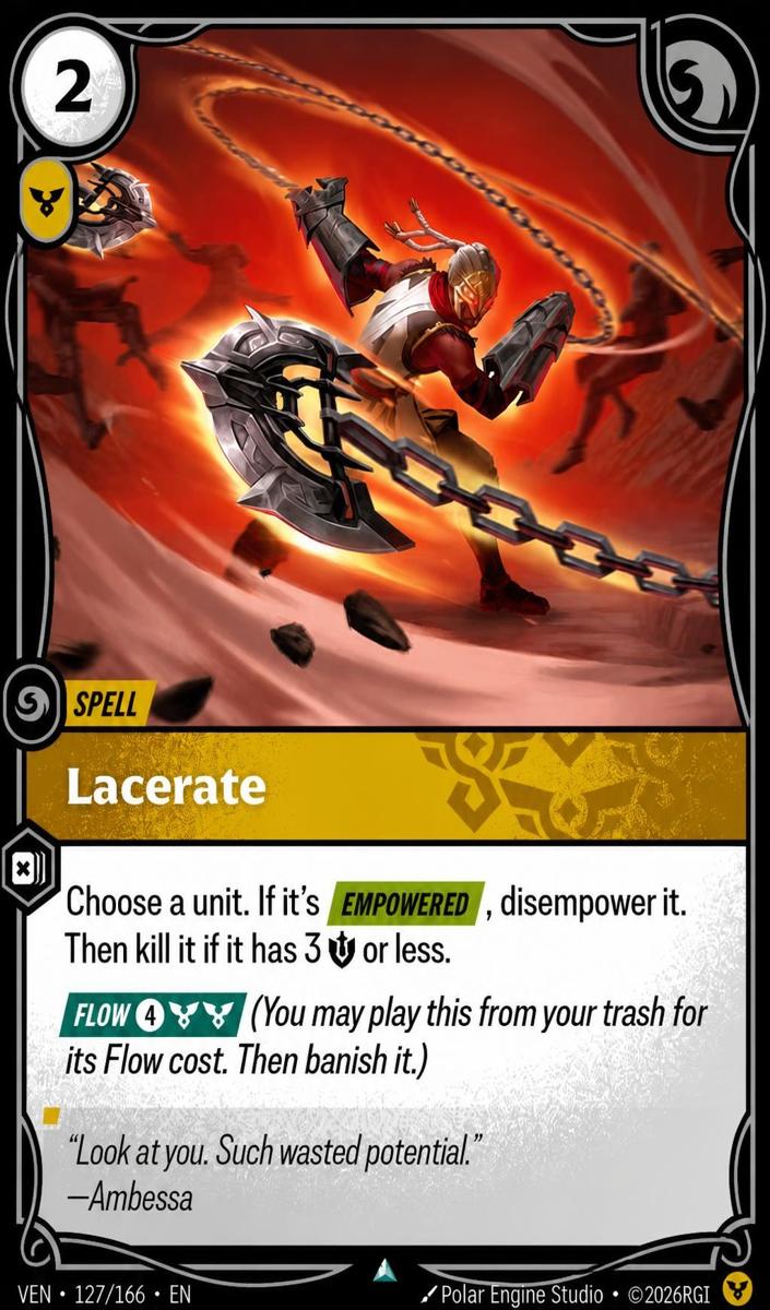 2026 Lacerate #127