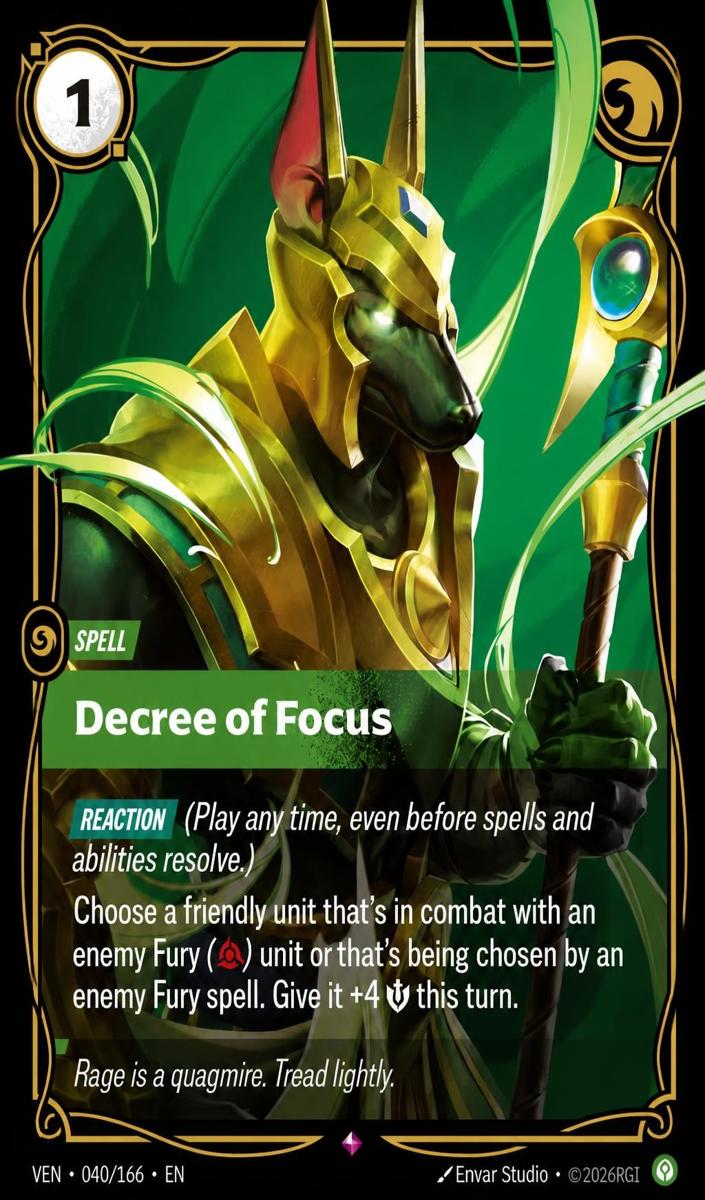 2026 Decree of Focus #40