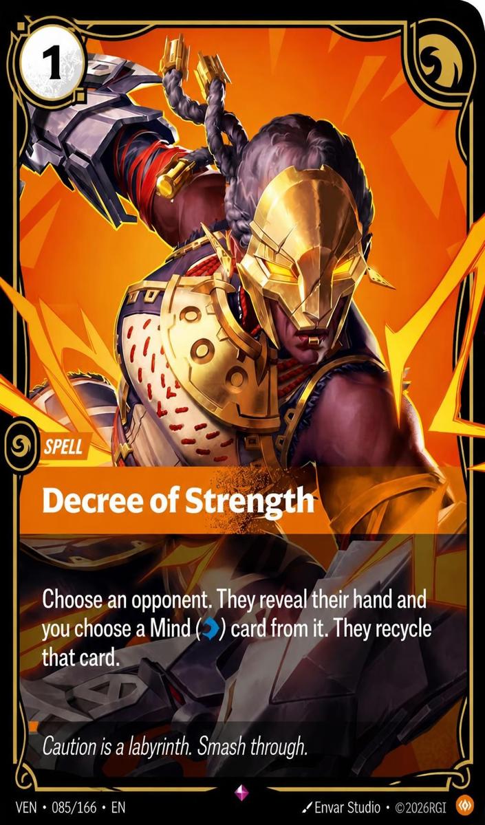 2026 Decree of Strength #85
