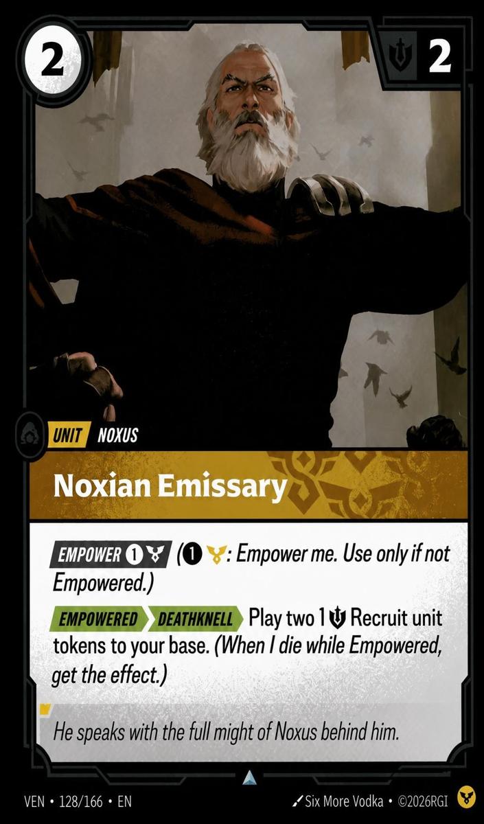 2026 Noxian Emissary #128