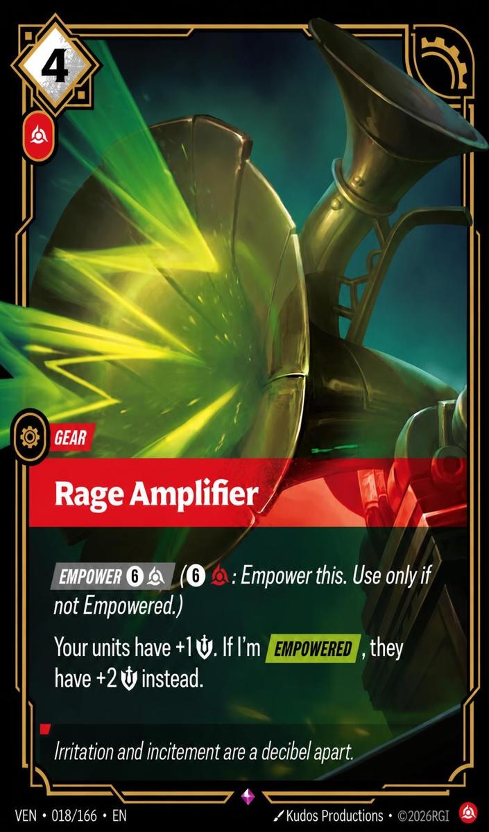 2026 Rage Amplifier #18