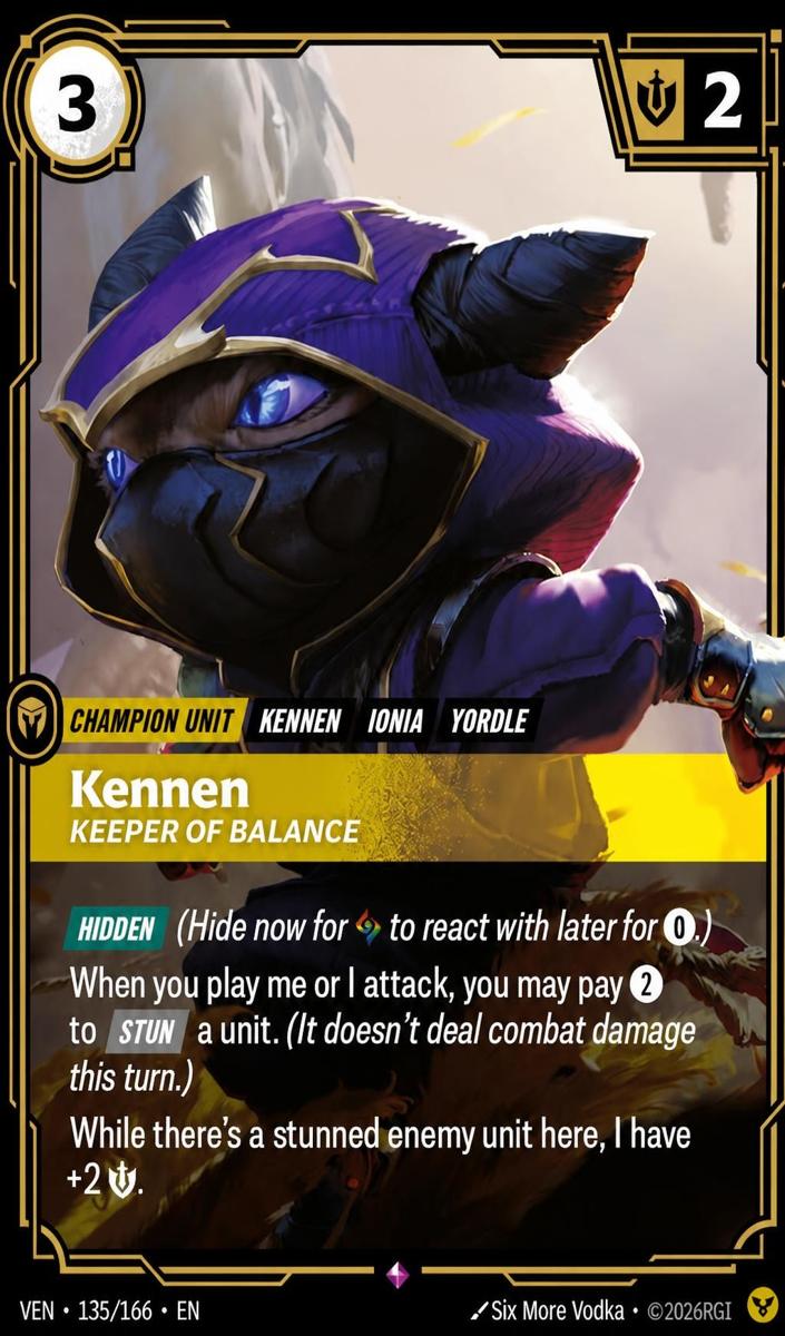 2026 Kennen, Keeper of Balance #135
