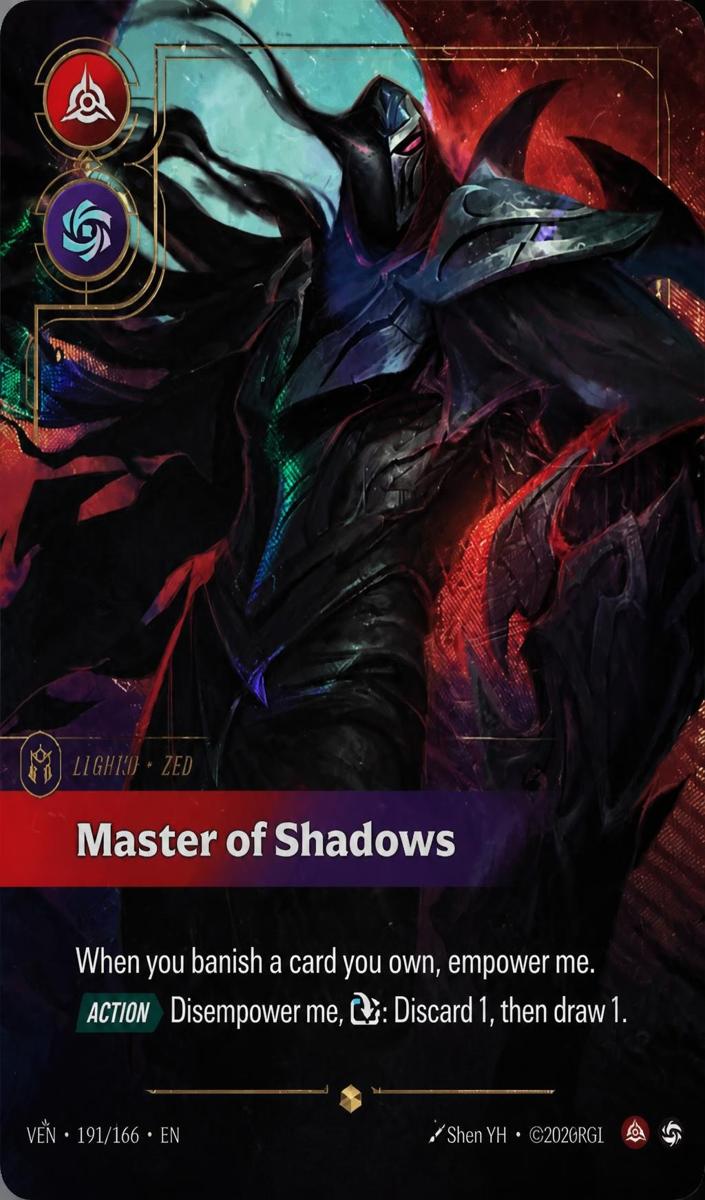 2026 Zed - Master of Shadows #191