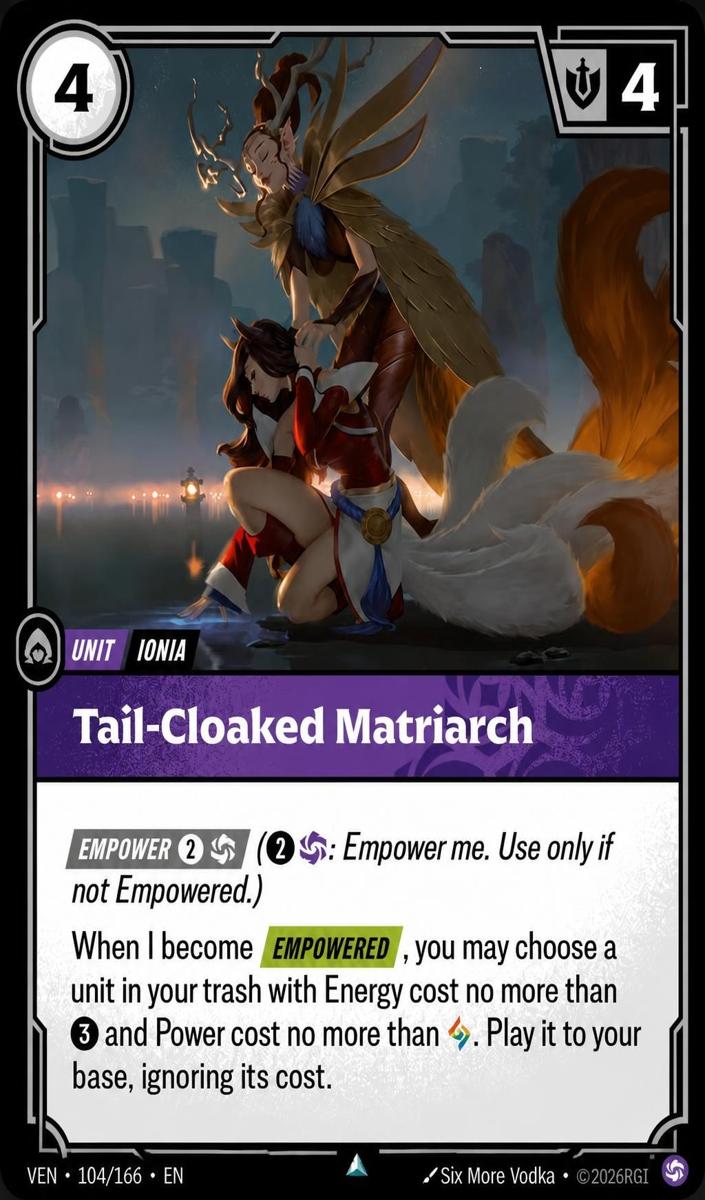 2026 Tail-Cloaked Matriarch #104