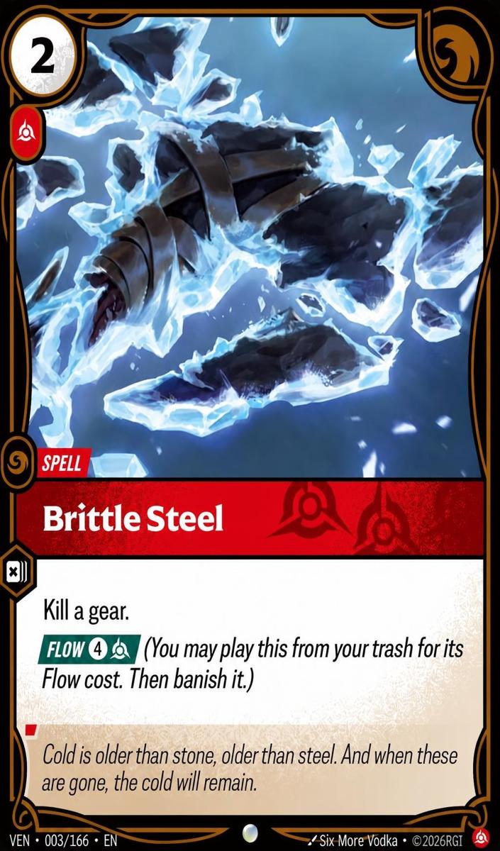 2026 Brittle Steel #3
