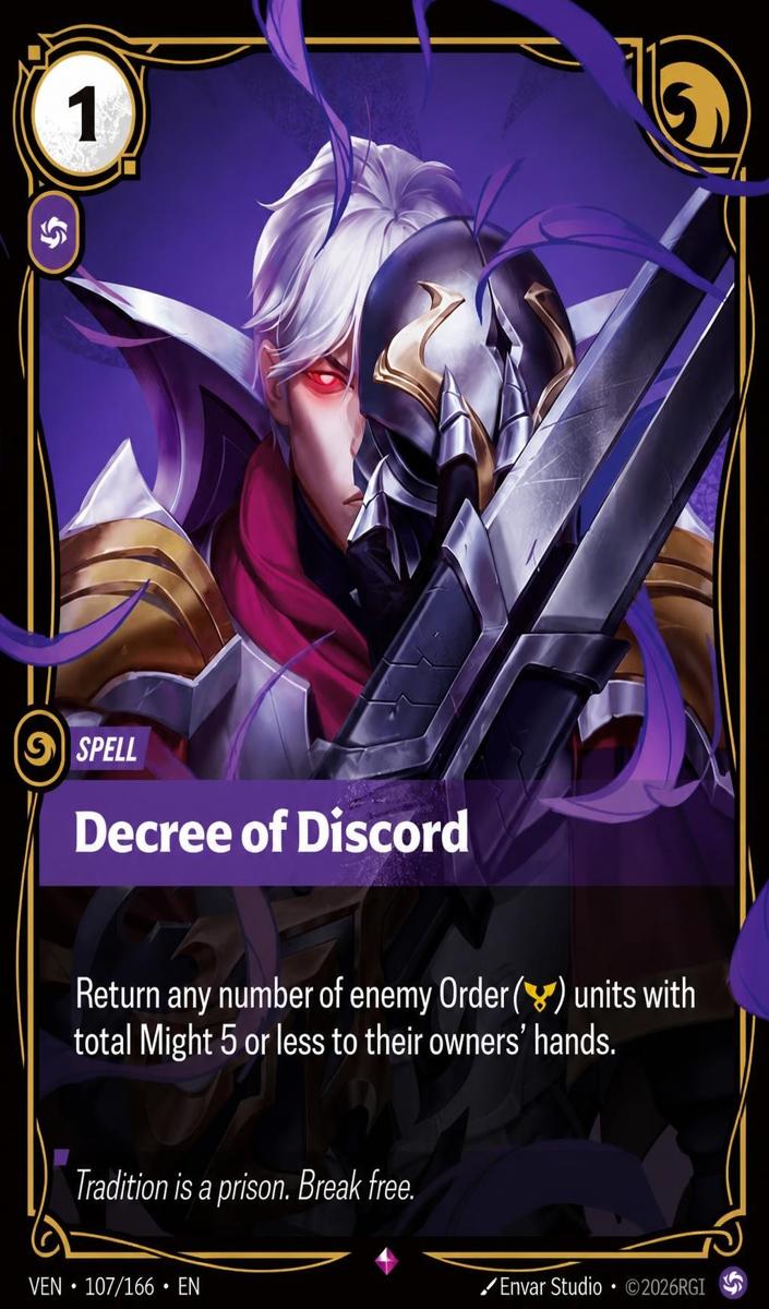 2026 Decree of Discord #107