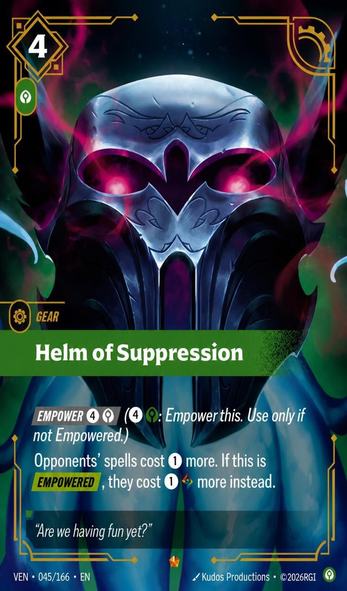 2026 Helm of Suppression #45