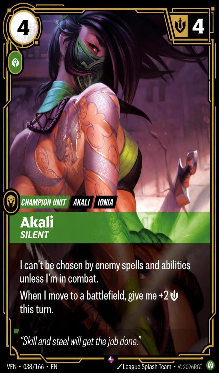 2026 Akali, Silent #38