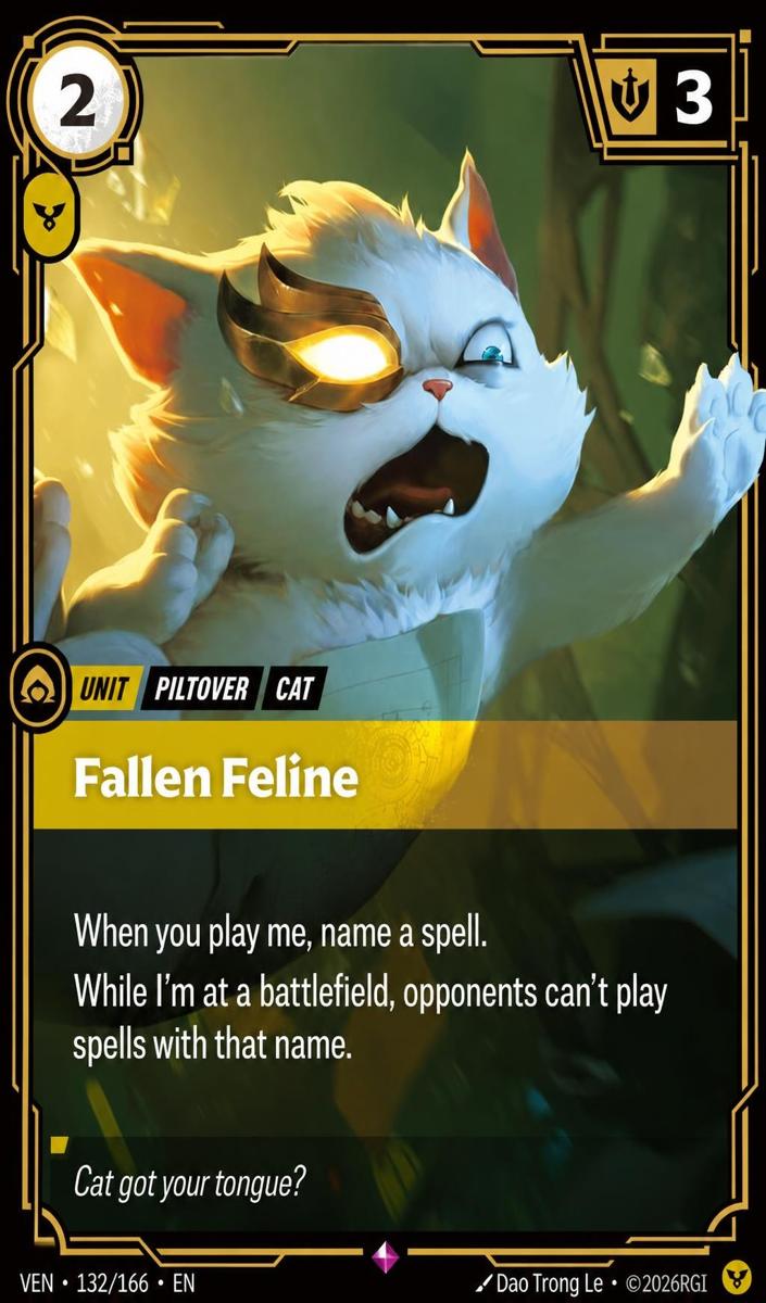 2026 Fallen Feline #132