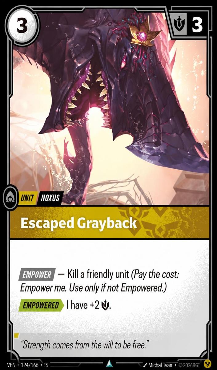 2026 Escaped Grayback #124